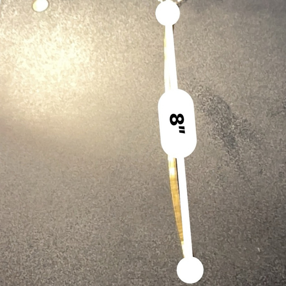 Women's vintage brick link Gold Bracelet, 18k gold Japanese - Picture 4 of 7